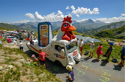 <p>Des salariés du Groupe participent et soutiennent Le Gaulois sur le Tour de France. LDC 2019</p>

