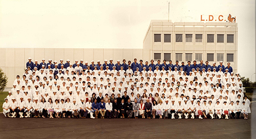 The family photo at the Lambert Dodard Chancereul 10th anniversary.