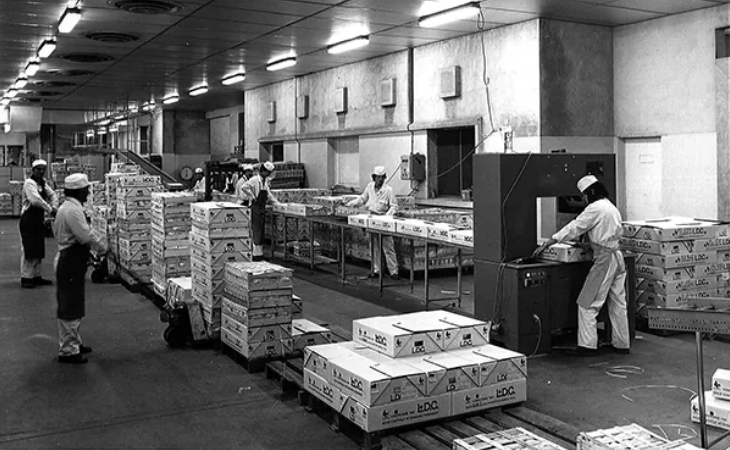 Les débuts de la mise en carton