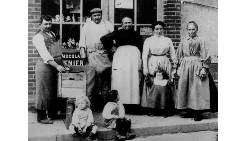 The LAMBERT family start out on the local market.