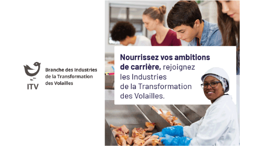 Affiche de présentation des métiers et formations proposées