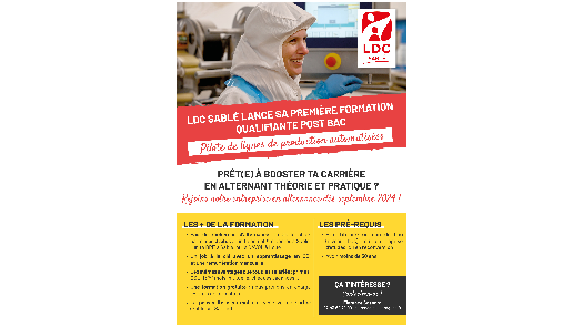 LDC Sablé lance sa première formation qualifiante Post Bac