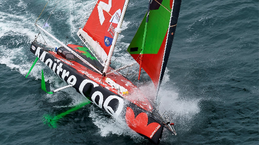 Sailing boat Maître CoQ for the Vendée Globe
